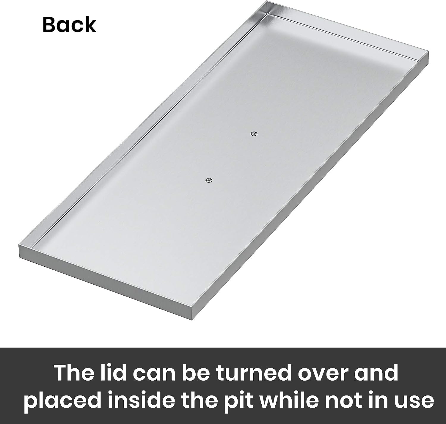 Stanbroil Fire Pit Burner Pan Cover 27" x 11"
