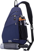 WATERFLY Large Sling Bag Crossbody Backpack Chest Pack for Men Women