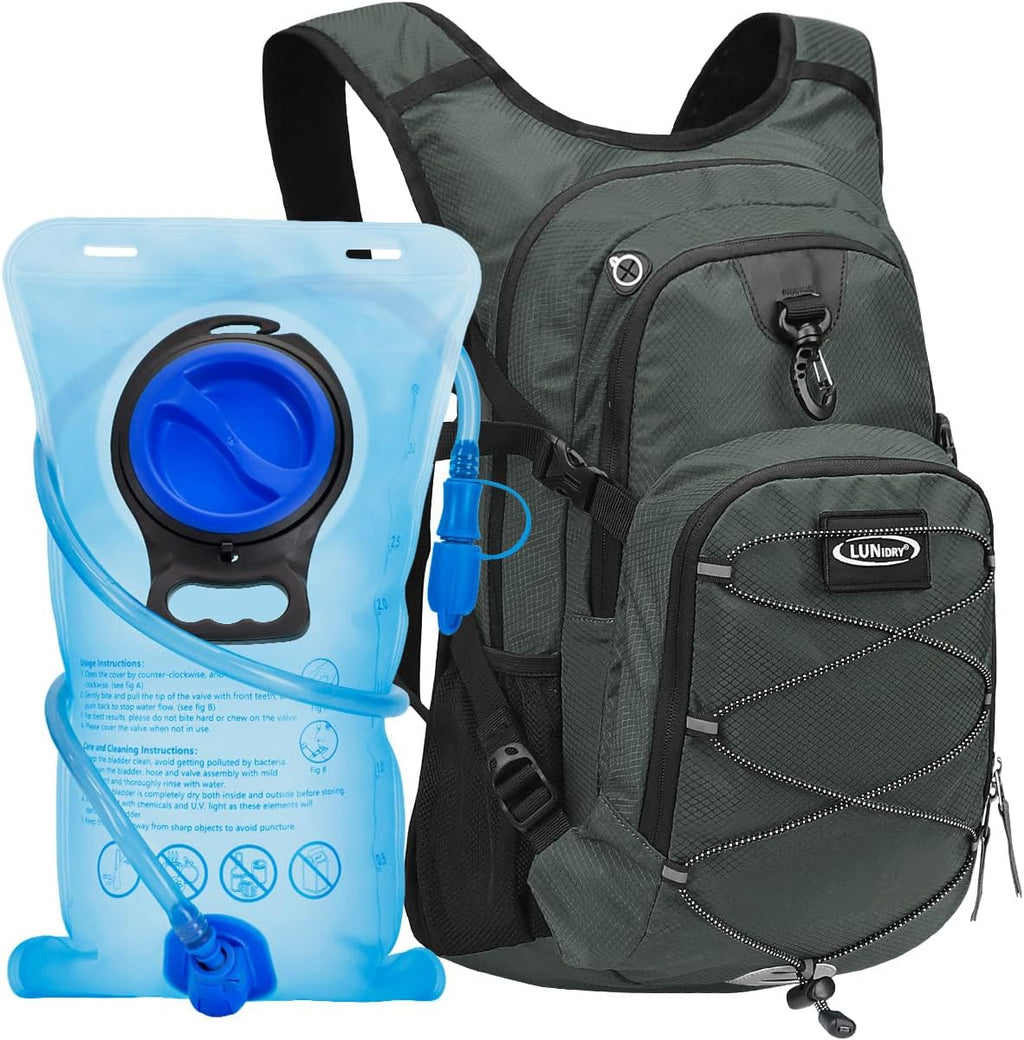 Hydration Backpack with 3L Water Bladder, Insulated Running Hydration Pack Hydropack, Lightweight Water Backpack for Hiking Cycling Camping Biking for Men Women