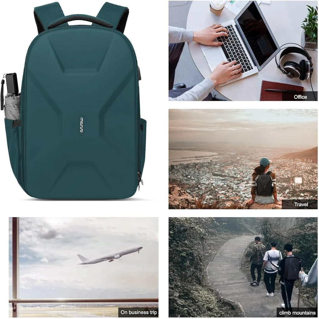 MOSISO 15.6-16 inch 35L Laptop Backpack with USB Charging Port