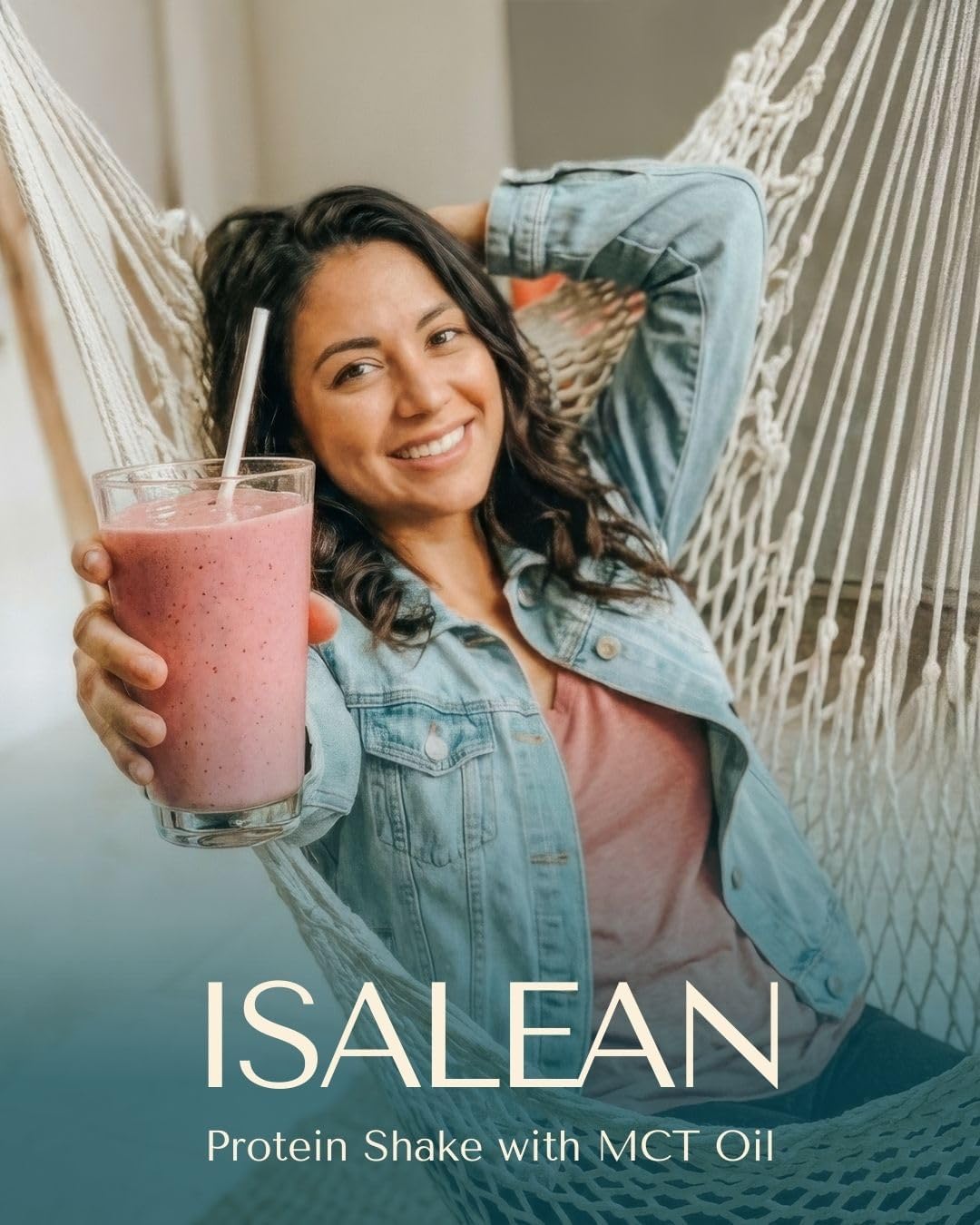 Isagenix IsaLean, 24g Protein Shake, Creamy Strawberry, 27.7 oz