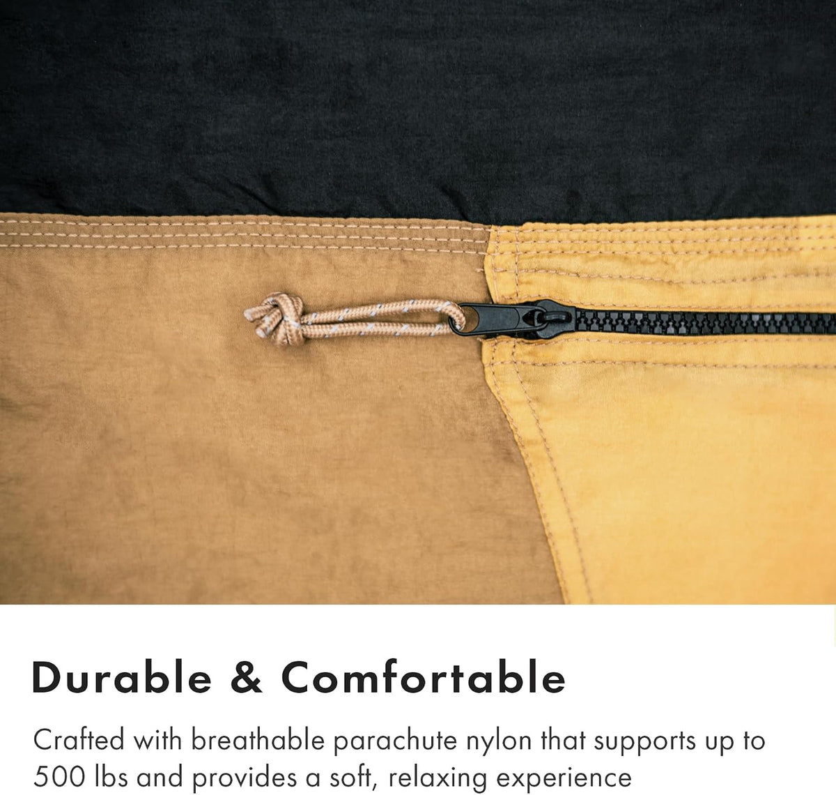 WHTE MOSS Suparpine I Hammock for Camping with Straps Included (Sand, Single)
