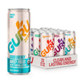 GURU Zero Sugar Organic Energy Drink, Variety Pack, 12 Fl Oz, 12 Pack
