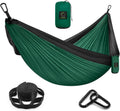 Grassman Camping Hammock Double & Single Portable Hammock with Tree Straps, Lightweight Nylon Parachute Hammocks Camping Accessories Gear for Indoor Outdoor Backpacking, Travel, Hiking, Beach