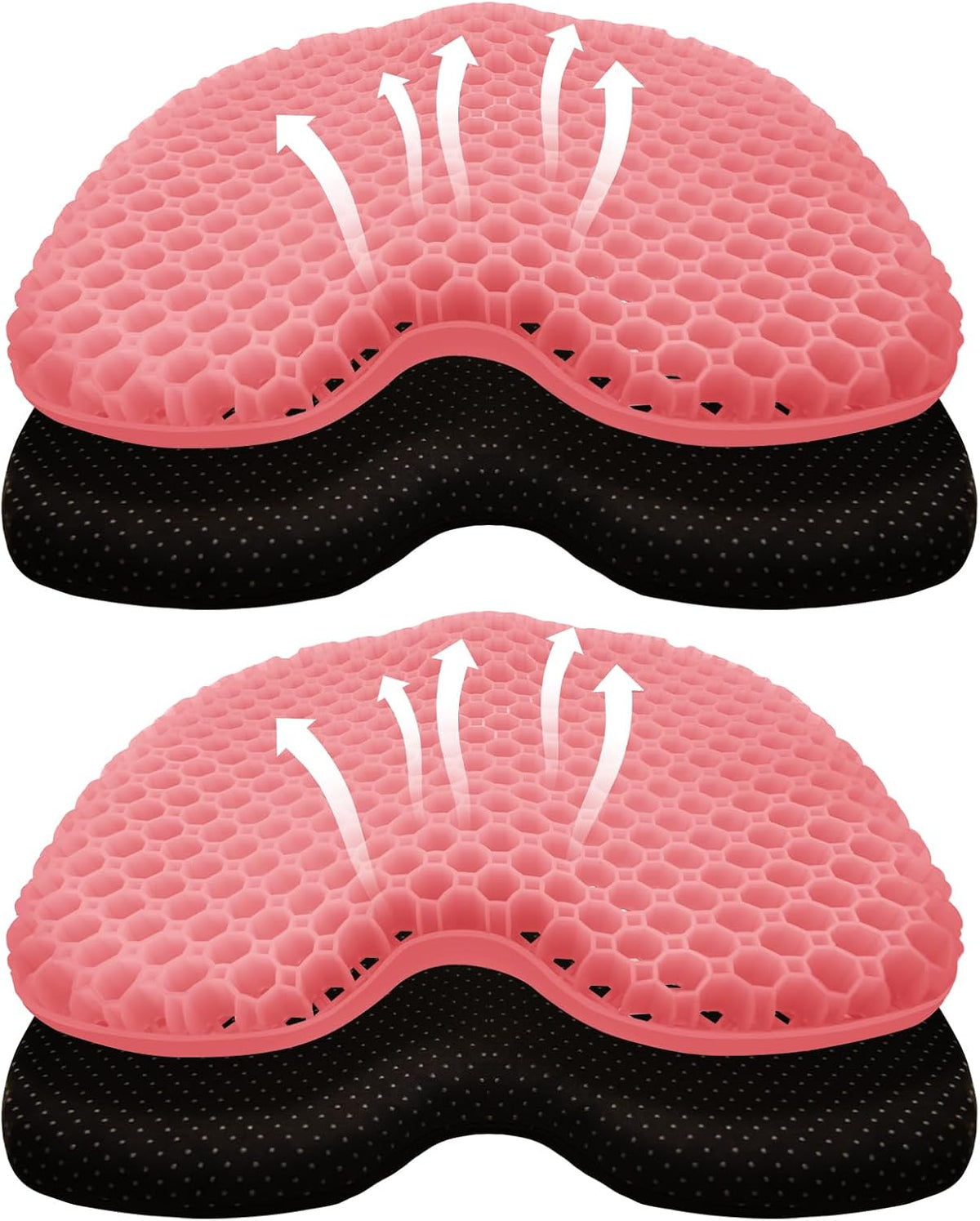 Kayak Seat Cushion, Thicken Anti Slip Waterproof Gel Kayak Seat, Portable Canoe Rowing Rubber Dinghy Pad for Stadium Sit in Kayak Inflatable Fishing Kayak Canoe Kayak Accessories