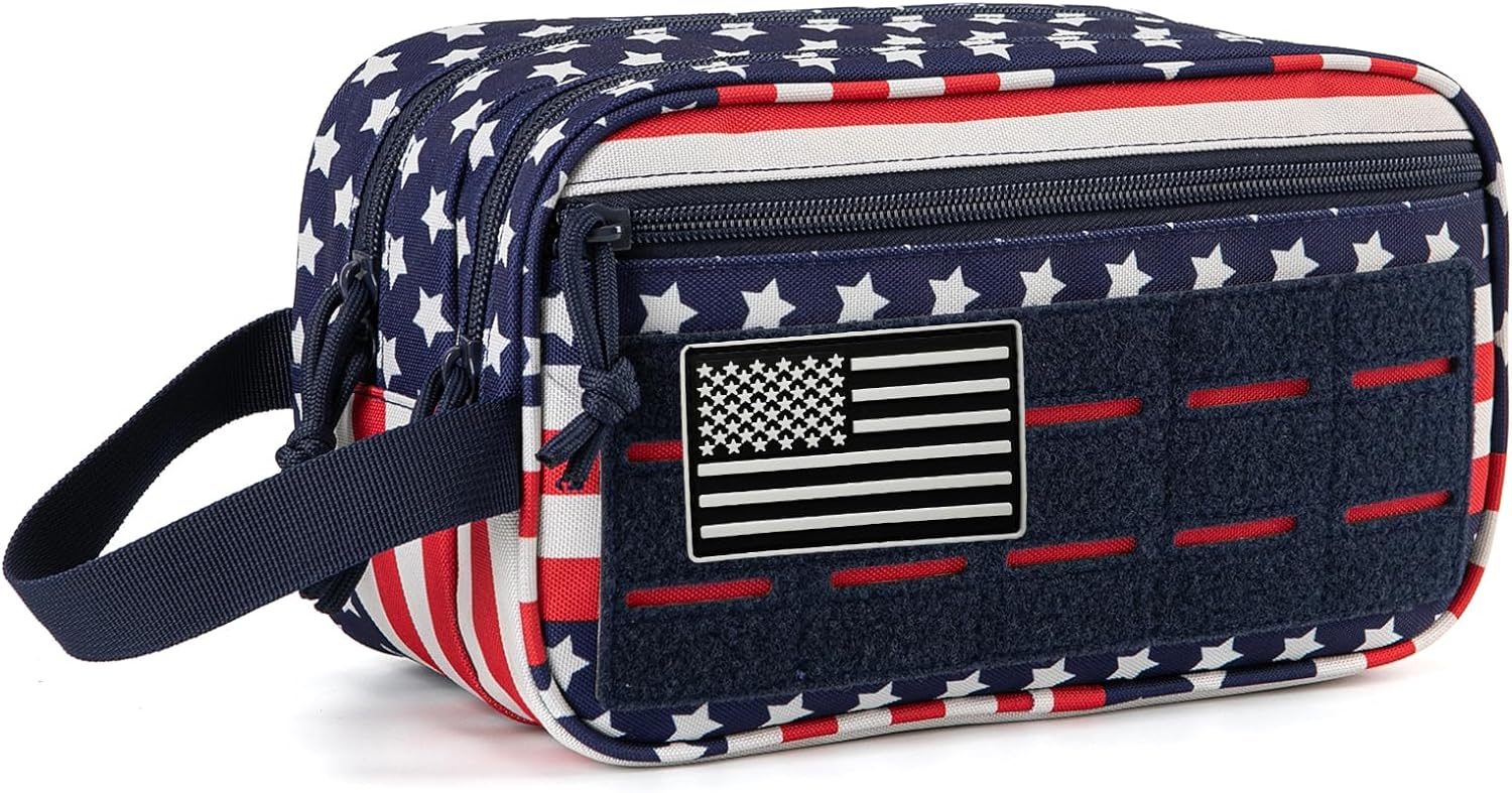 QT&QY Tactical Toiletry Bag For Women Hygiene Bag EDC Military Tool Molle Pouches Small Dopp Kit Mens Shaving Kit Travel shower Bags