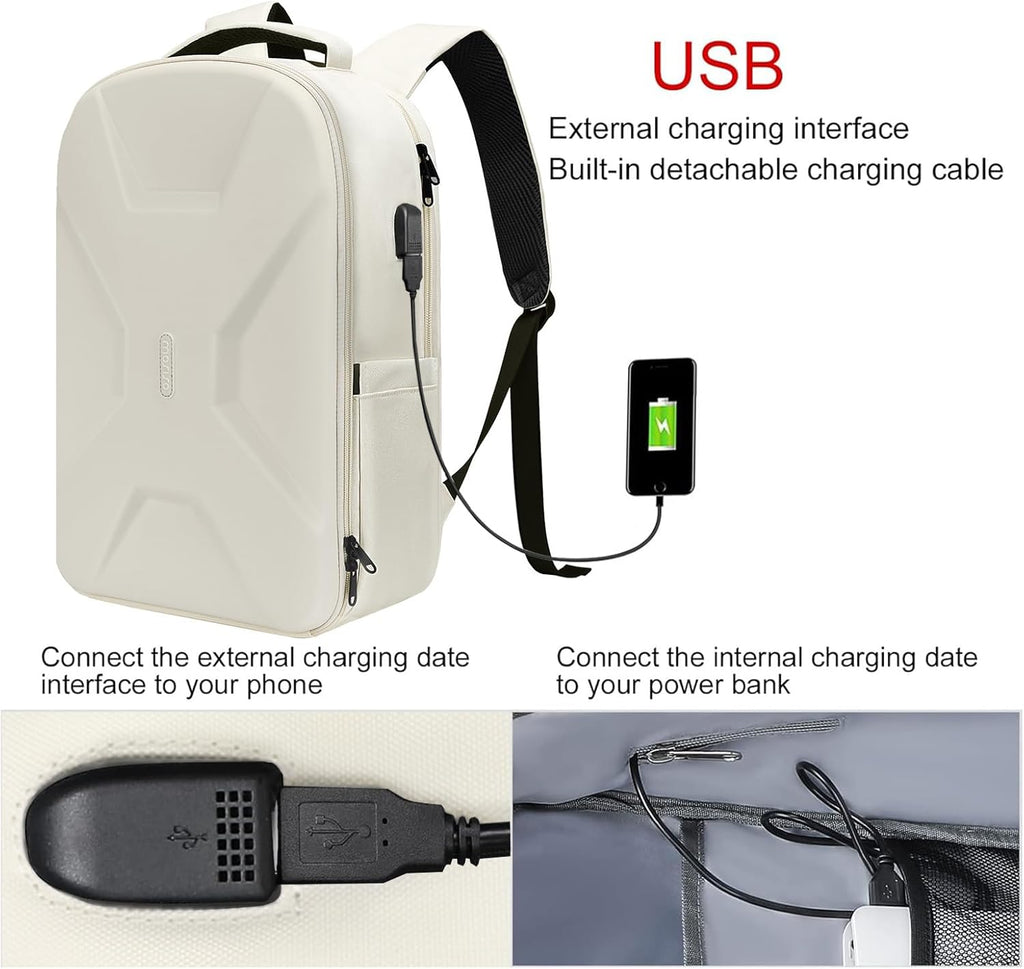 MOSISO 15.6-16 inch 35L Laptop Backpack with USB Charging Port