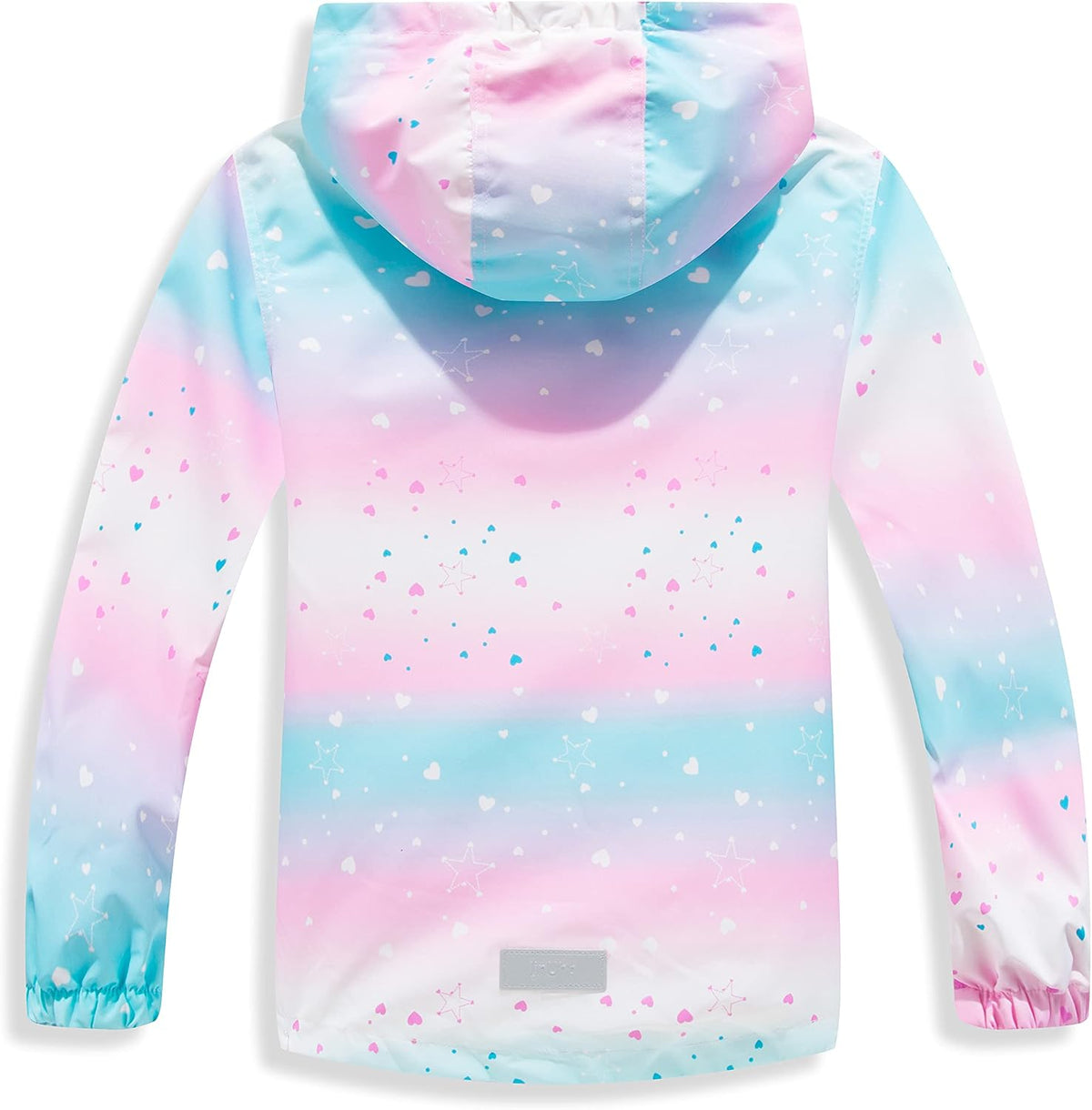 MGEOY Kids Rain Jacket, Waterproof Lightweight Hooded Windbreaker for Boys Girls 4-16Y