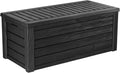 Keter Westwood Outdoor Storage Deck Box, 150 Gallon, Dark Grey