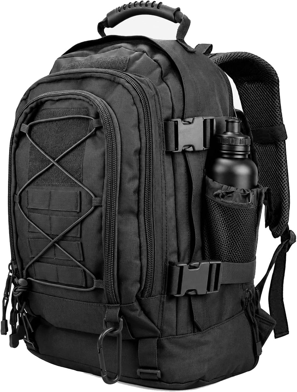 Miramrax Tactical Backpack Military Army Daypack - Assault Pack for Men Molle Backpacks Bug Out Bag 3 Day Pack for Hiking Camping Travel Hunting Rucksack Trekking Black