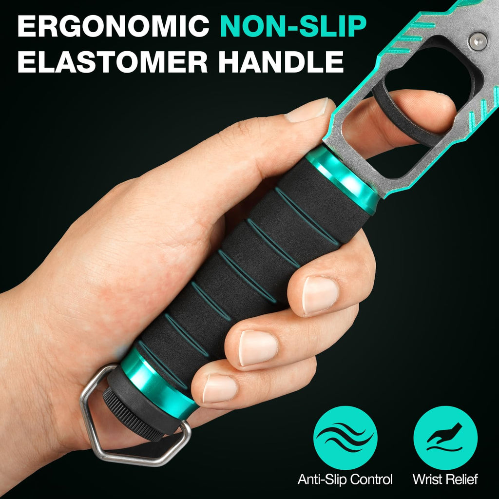 Ghosthorn Fish Lip Gripper with Scale 40lb Aluminum Alloy Fishing Grabber