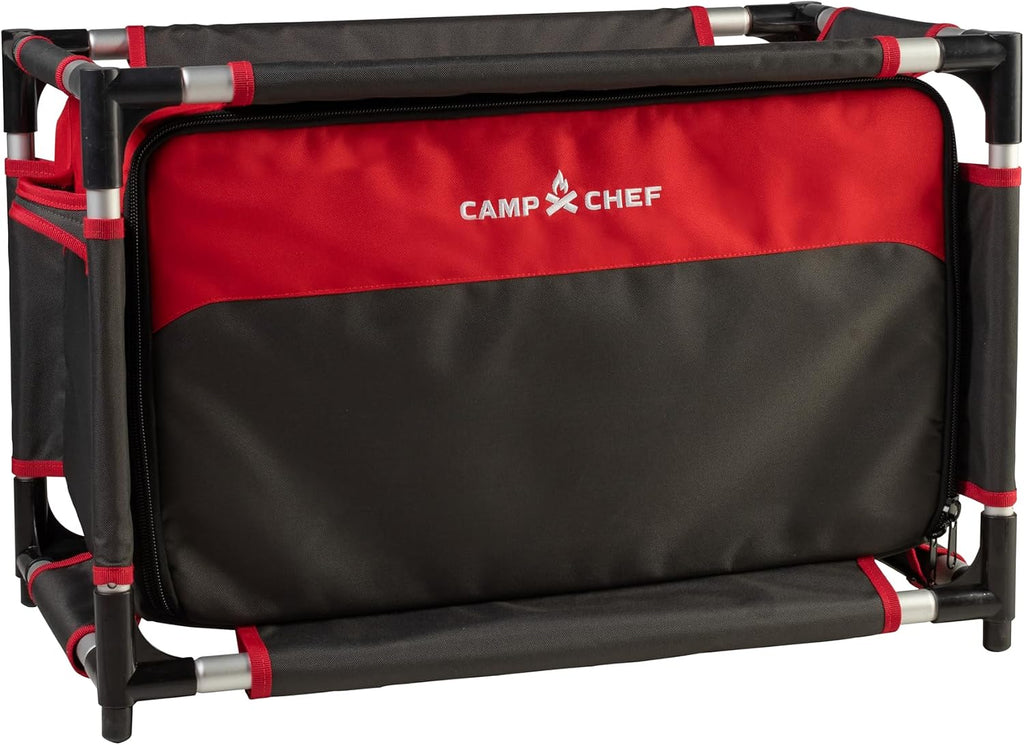 Camp Chef Sherpa Camp Table & Organizer, 27x17 in., Brick