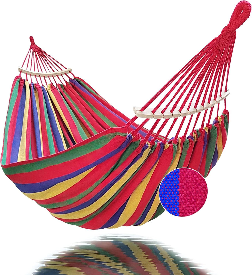 GOCAN Hammock with Bars Large Hammocks bedsize 220x160cm 3XL