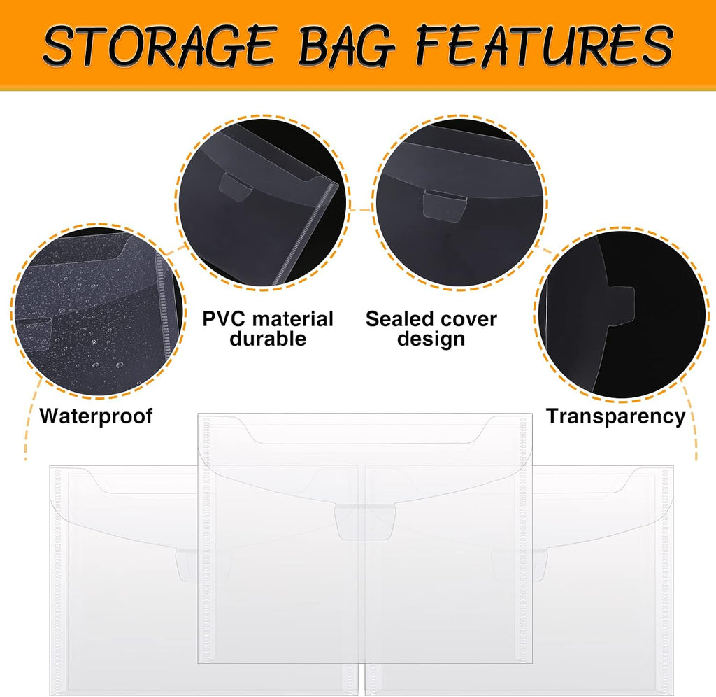 YixangDD 40 Pack Stamp and Die Storage Bag with Magnetic Sheets