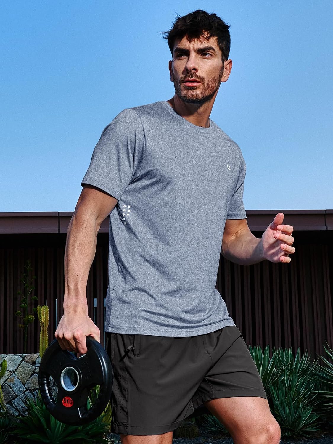 NORTHYARD Men's Athletic Running T-Shirts Quick-Dry Lightweight Workout