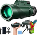BIBIRE 40x60 Monocular Telescope for Adults High Powered with Phone Adapter