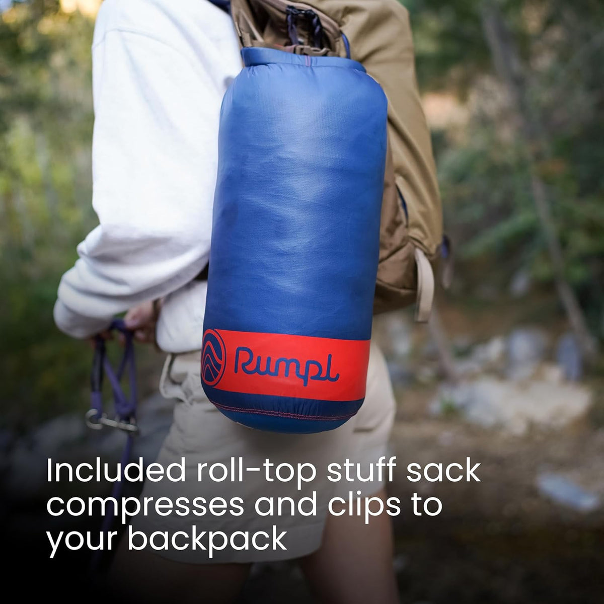 Rumpl Original Puffy 1-Person Blanket, Black