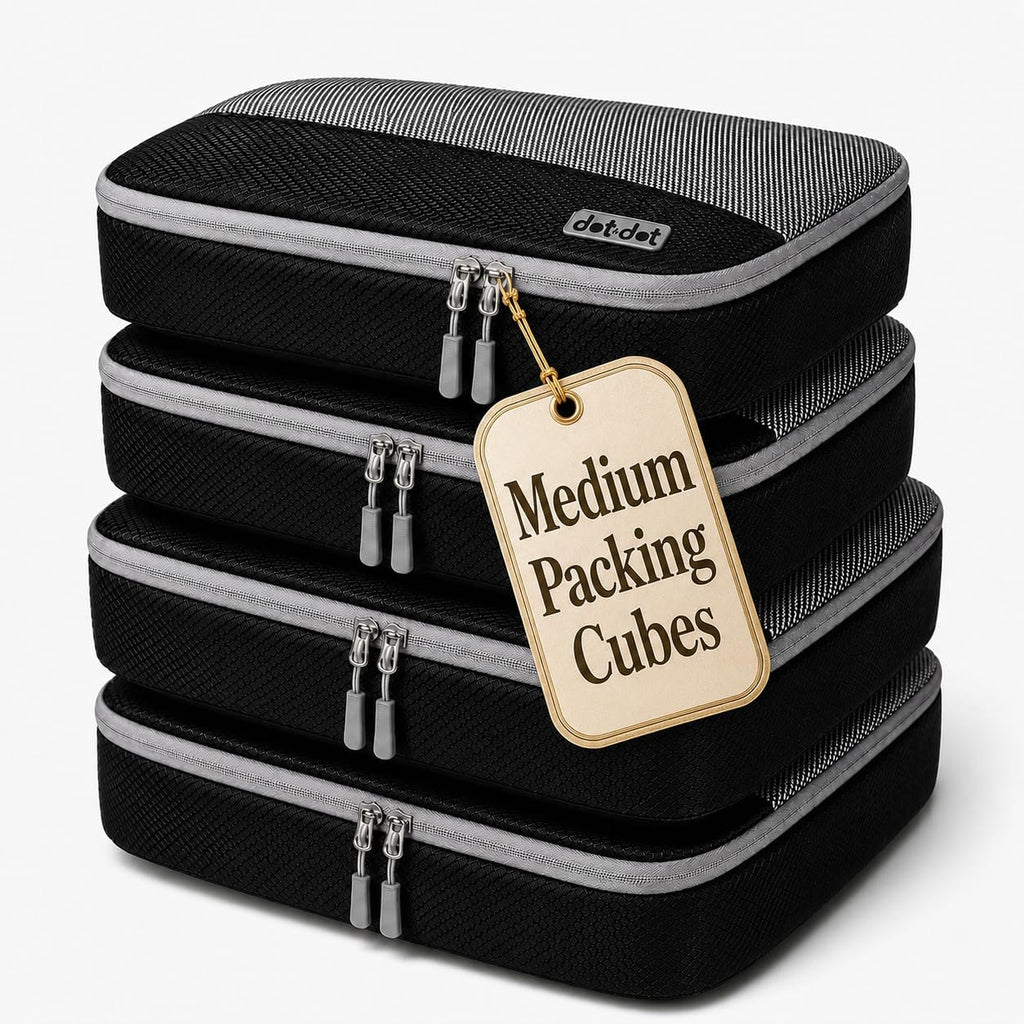 4pc Small Packing Cubes for Travel - Luggage Organizers for Suitcases