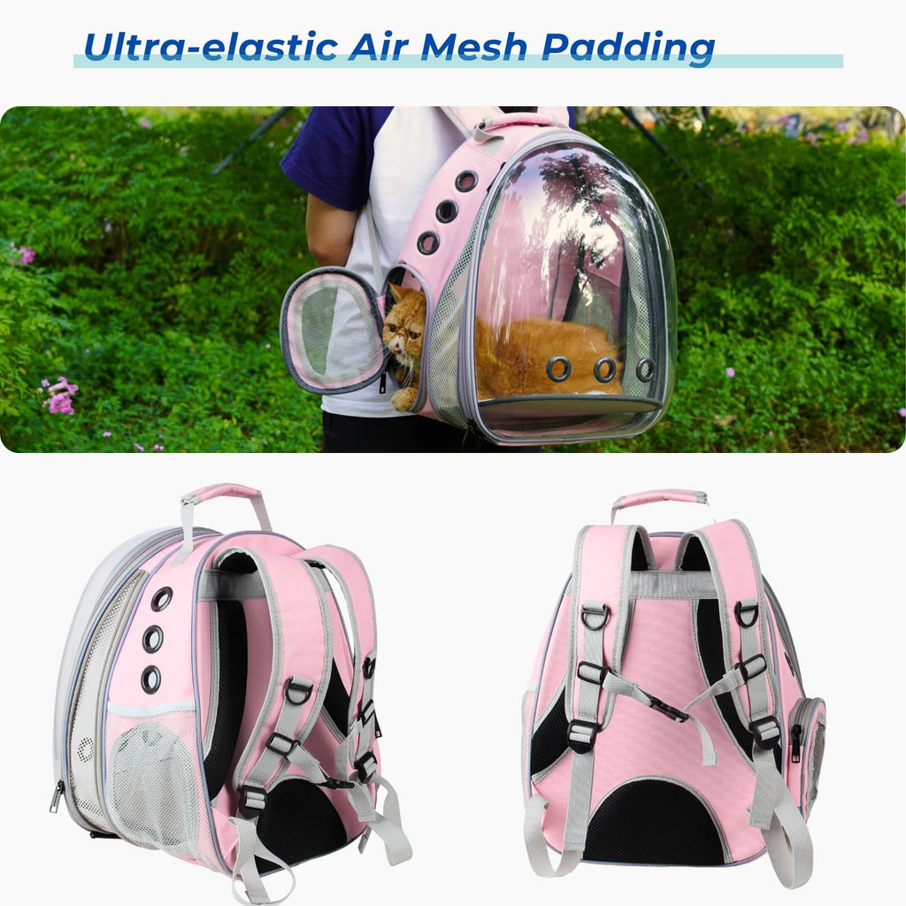 Lollimeow Expandable Bubble Cat Carrier Backpack, Supports up to 16 lbs