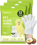 PawSono 36PCS Hypoallergenic Pet Glove Wipes for Dogs, Cats & Small Animals