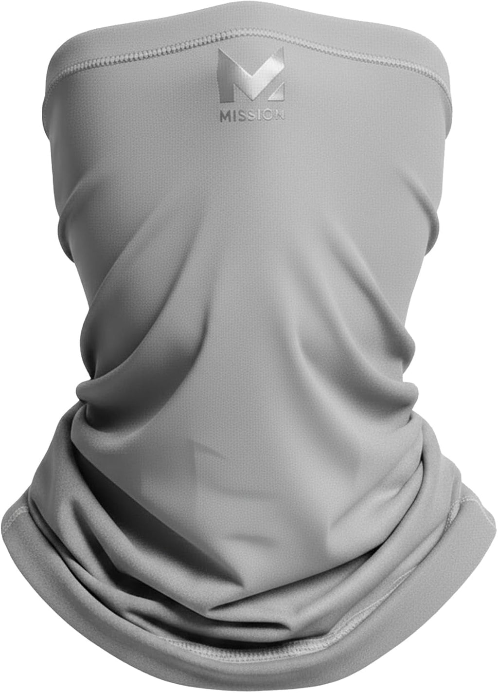 MISSION Multi-Use Neck Gaiter Face Mask for Ski & Outdoors, UPF 50, Breathable Lightweight Fabric
