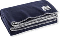 M MCGUIRE GEAR Heavy Duty Wool Blanket, Survival, Emergency, and First Aid Use – Mil-Spec, Fire Retardant, Durable Outdoor Wool Blankets for Camping. - Navy Blue, (64 x 90 inches)