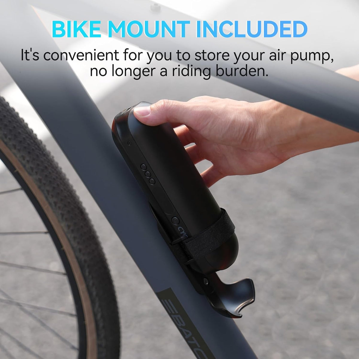 CYCPLUS Tire Inflator A2 + GPS Bike Computer M1