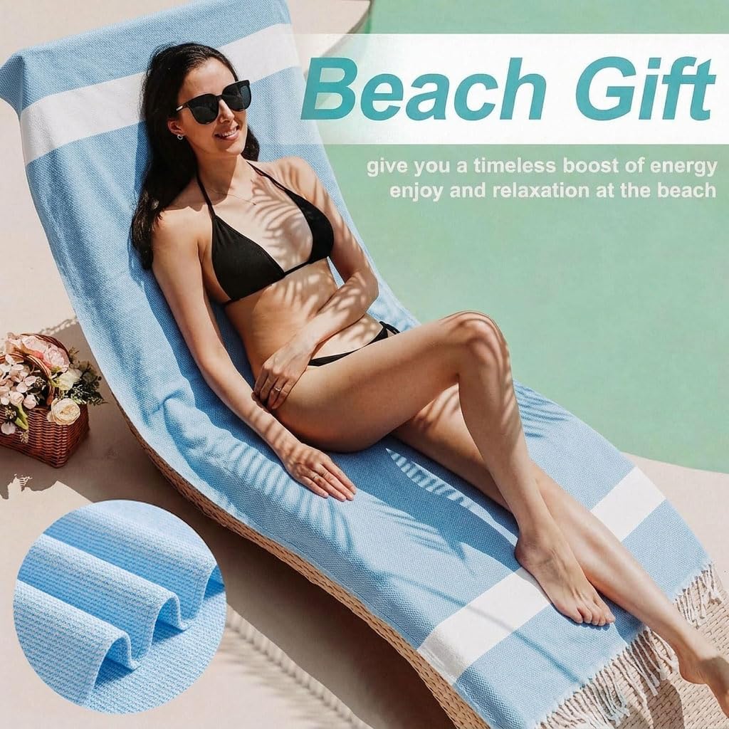 6 Packs Oversized Turkish Beach Towels Set Bulk Clearance Sand Free Pool Swim Bathroom Camp Large No Sand Towel Adults Travel Essentials Cruise Must Haves Accessories Vacation Stuff Green Dot Set