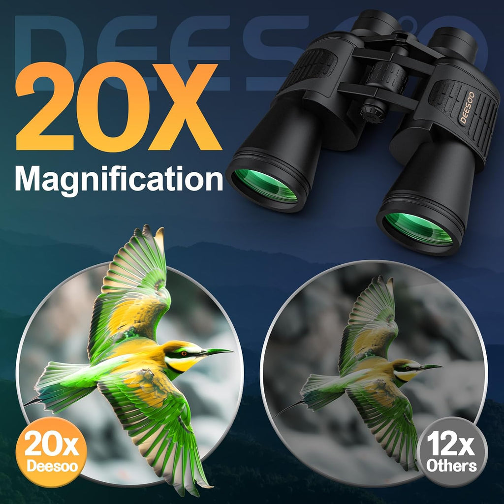20x52 Binoculars for Adults High Powered