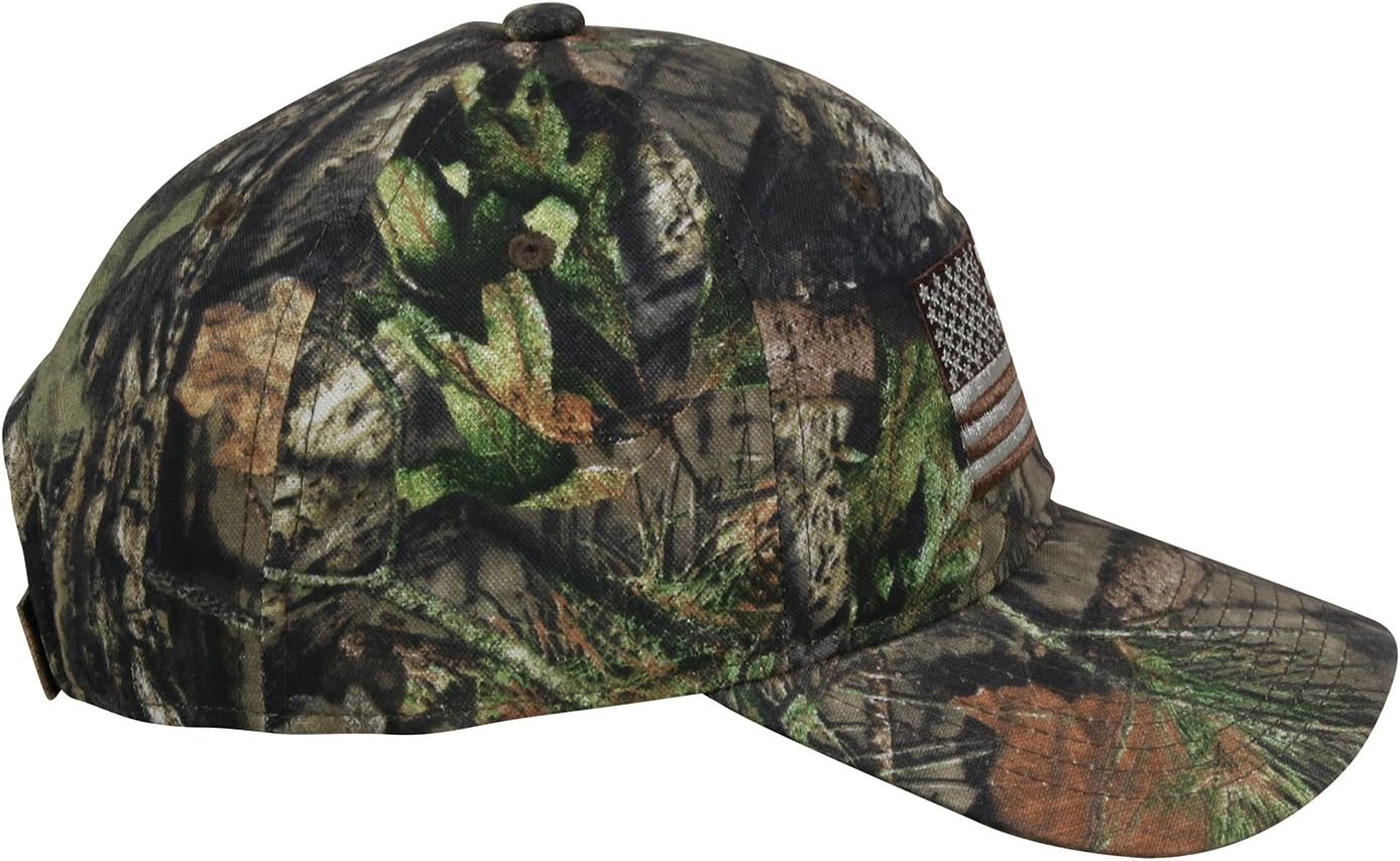 Outdoor Cap Men's Camouflage Americana Cap, One Size
