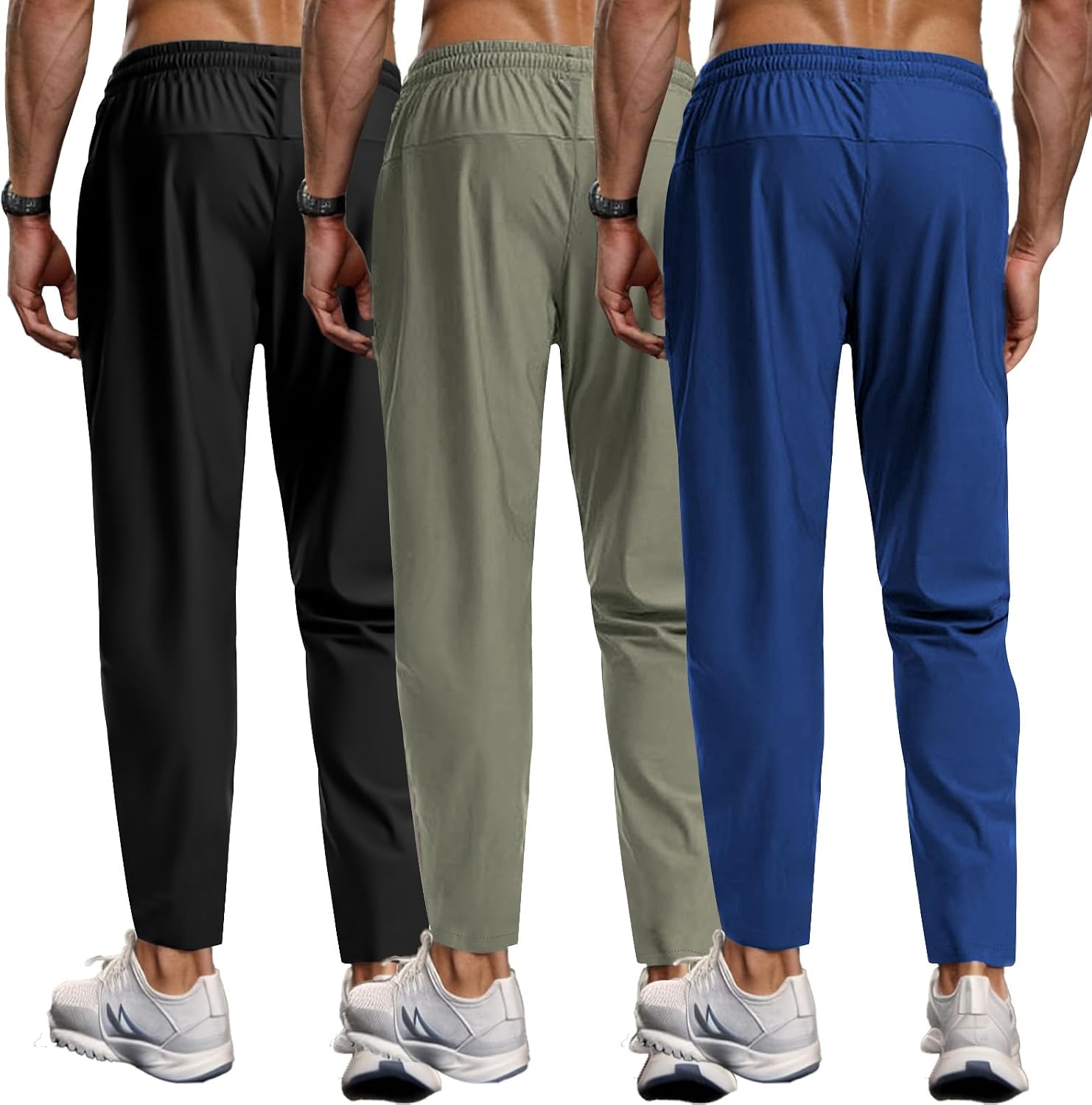 Hidkat Men's Hiking Pants Quick-Dry Lightweight Sweatpants