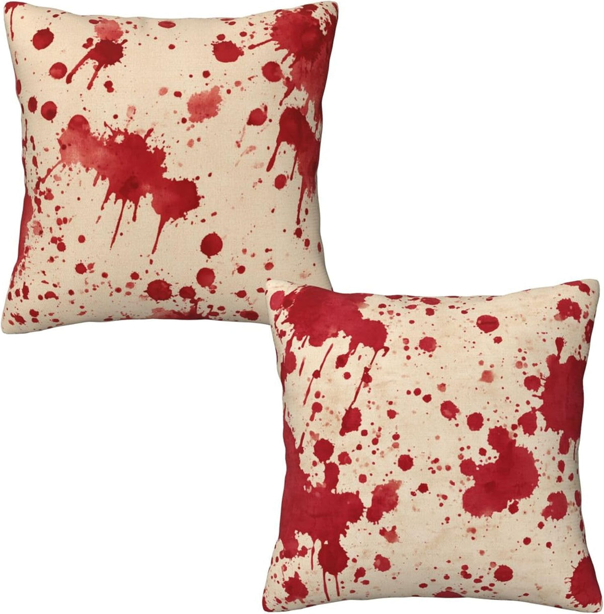 Happy Camping Throw Pillow Covers 18x18 inch Set of 2 Pillow Case Cushion Cover for Home Sofa Couch Living Room Car Decor