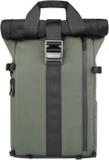 Besnfoto Camera Backpack for Photographer DSLR SLR Waterproof Camera Bag with Laptop Compartment Tripod Holder Roll Top Photographer Case for Hiking Traveling