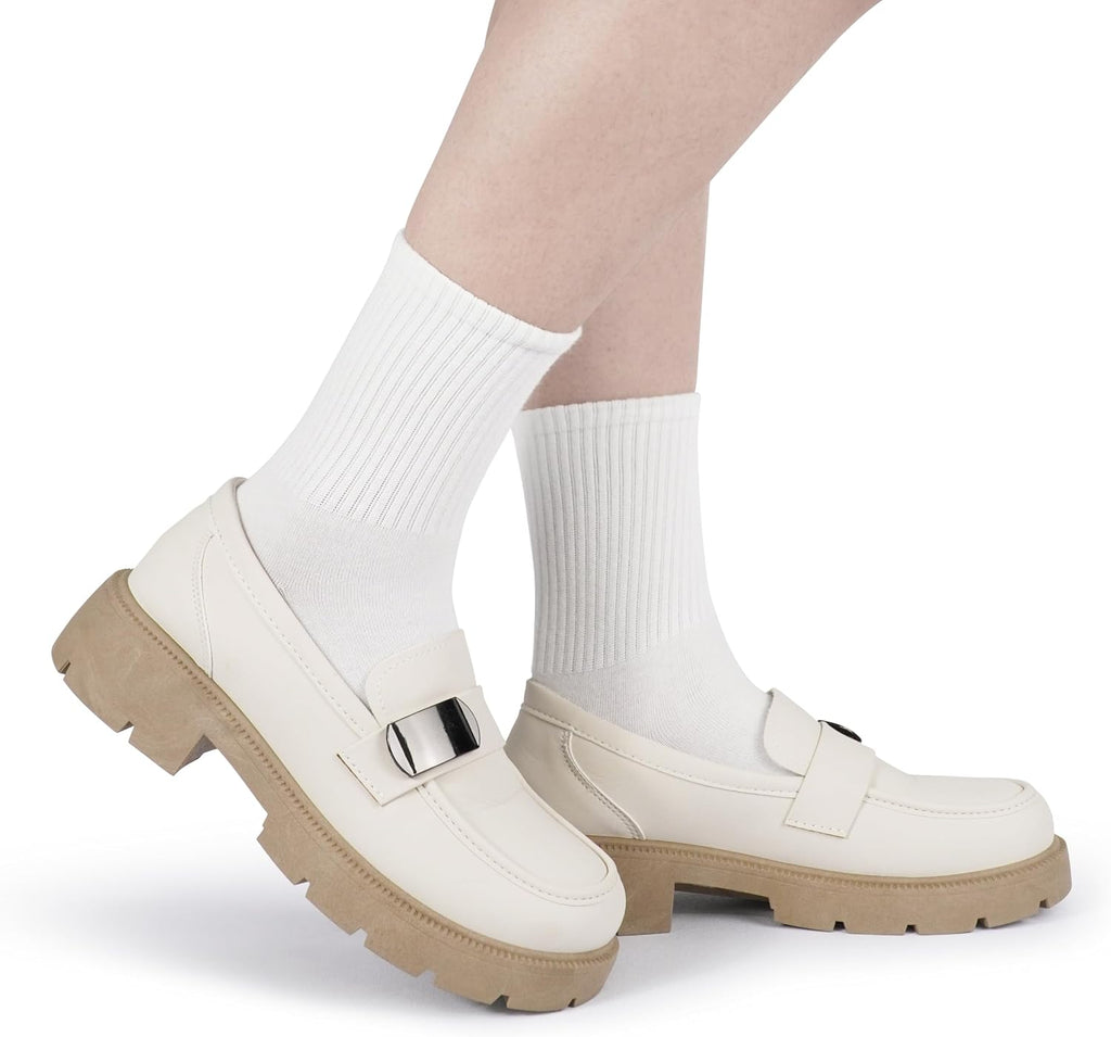 BomKinta Women Calf Socks Athletic Crew Sock