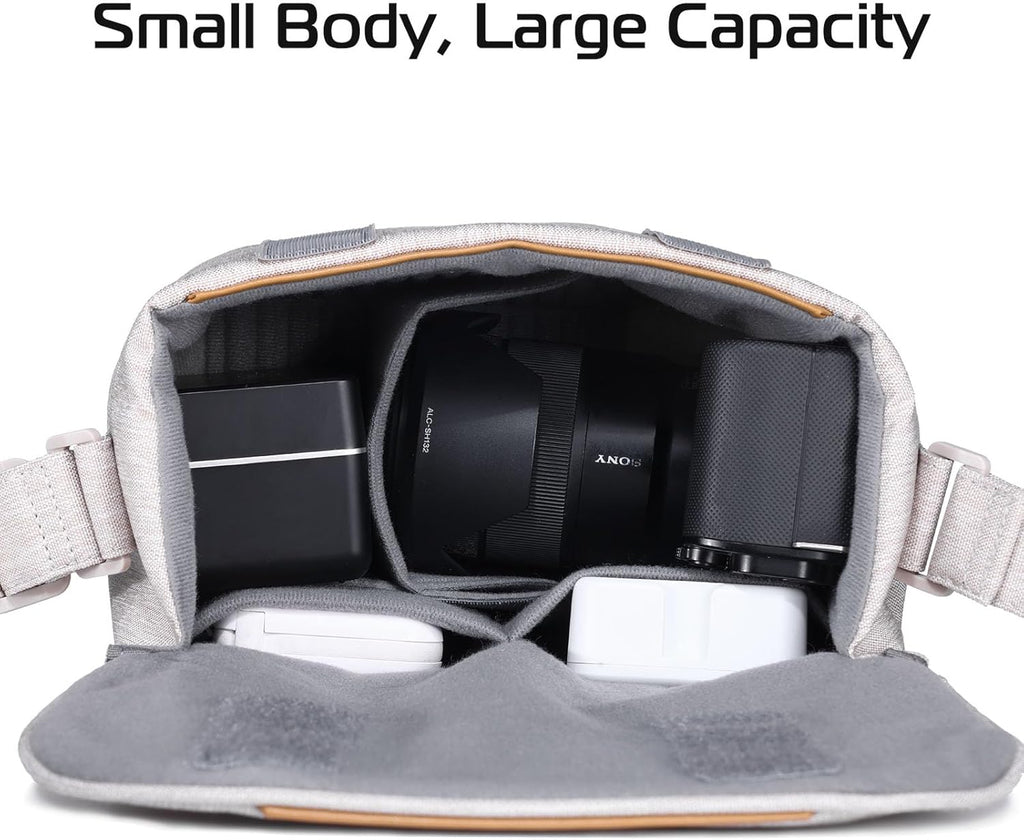 ULANZI 3L Camera Bag, Professional SLR/DSLR Crossbody Bag Shoulder Case
