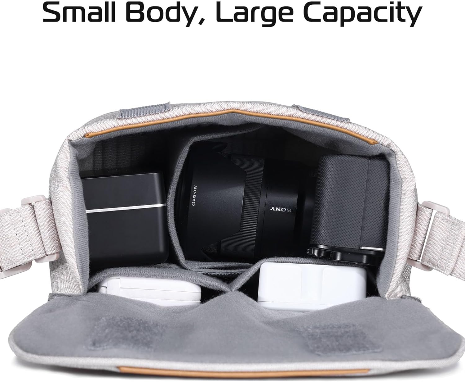 ULANZI 3L Camera Bag, Professional SLR/DSLR Crossbody Bag Shoulder Case