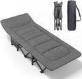 ATORPOK Folding Camping Cot for Adults with Cushion and Pillow