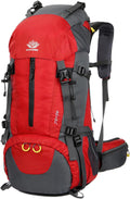 WoneNice 50L(45+5) Waterproof Hiking Backpack Outdoor Daypack w/Rain Cover