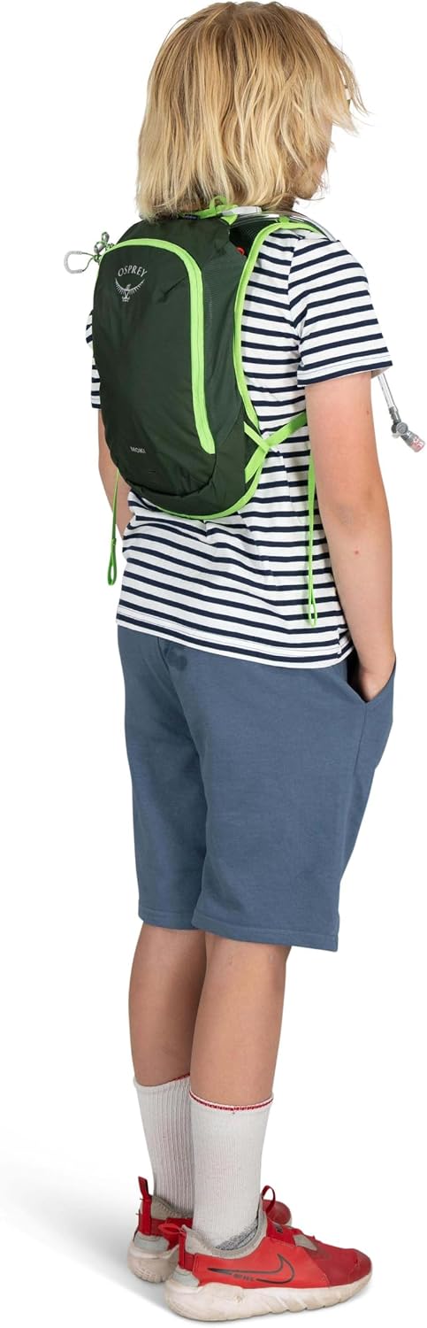 Osprey Moki 3L Kids' Bike Hydration Pack, Green OS