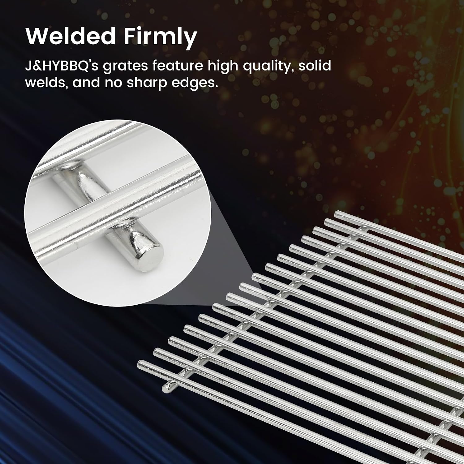 17.4" Grill Grates for Weber Spirit 300&GS Spirit II 300 Series