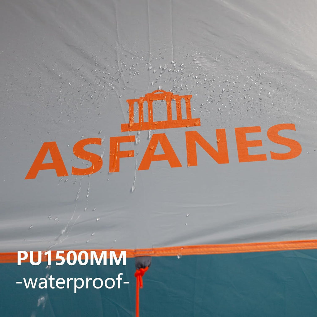 ASFANES Tents for Camping 2/4/6 Person Camping Dome Tent, Waterproof,Spacious, Lightweight Portable Backpacking Tent for Outdoor Camping/Hiking