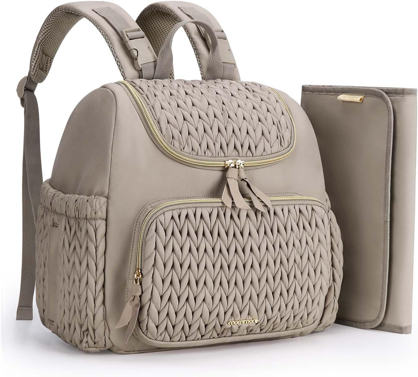 mommore Diaper Bag Backpack, Large Travel Baby Bag for Daily Essentials