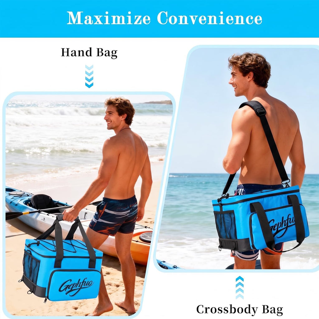 Paddle Board Cooler Bag, 24L Insulated SUP Kayak Deck Storage Bag