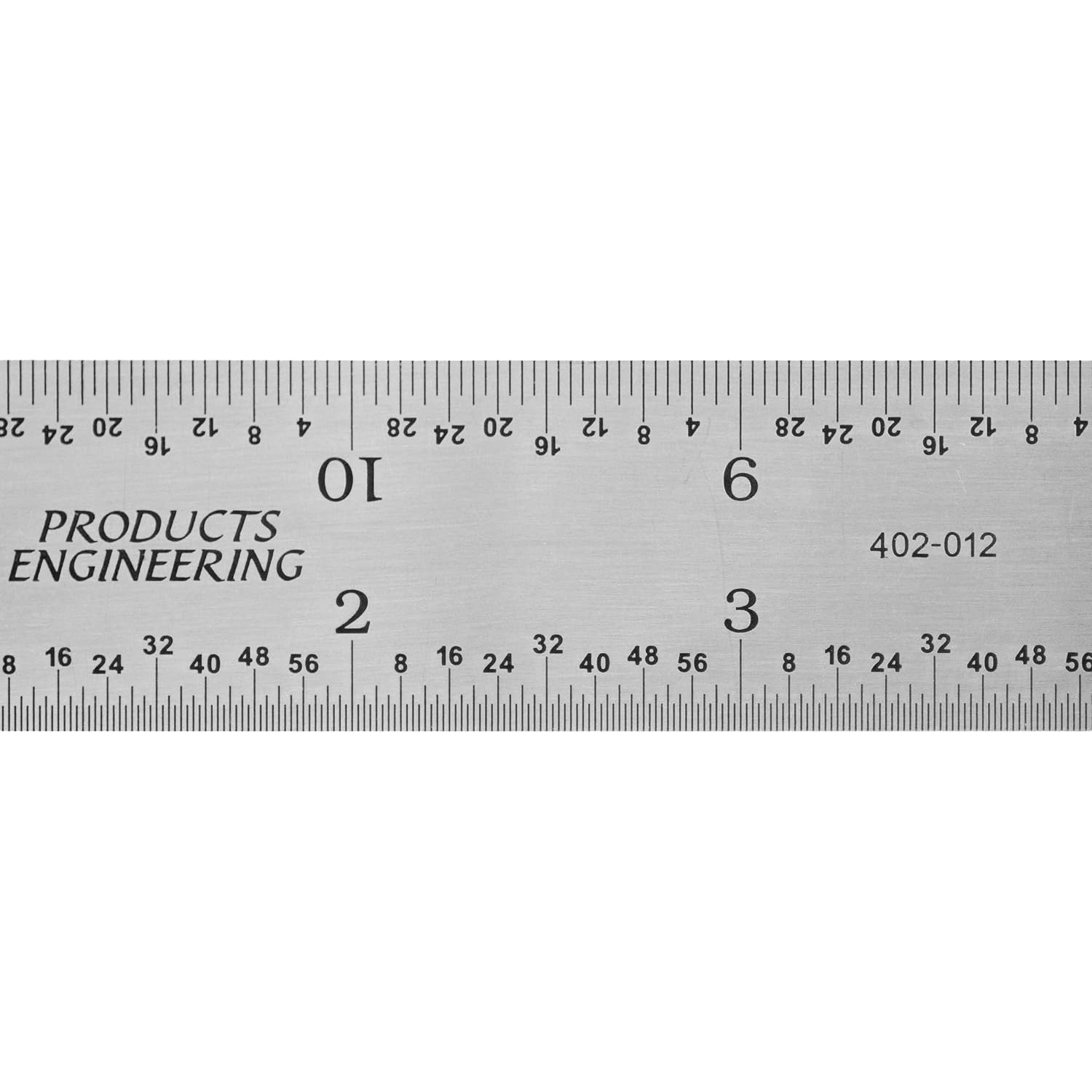 PEC Tools 12" Metal Ruler, Made in USA