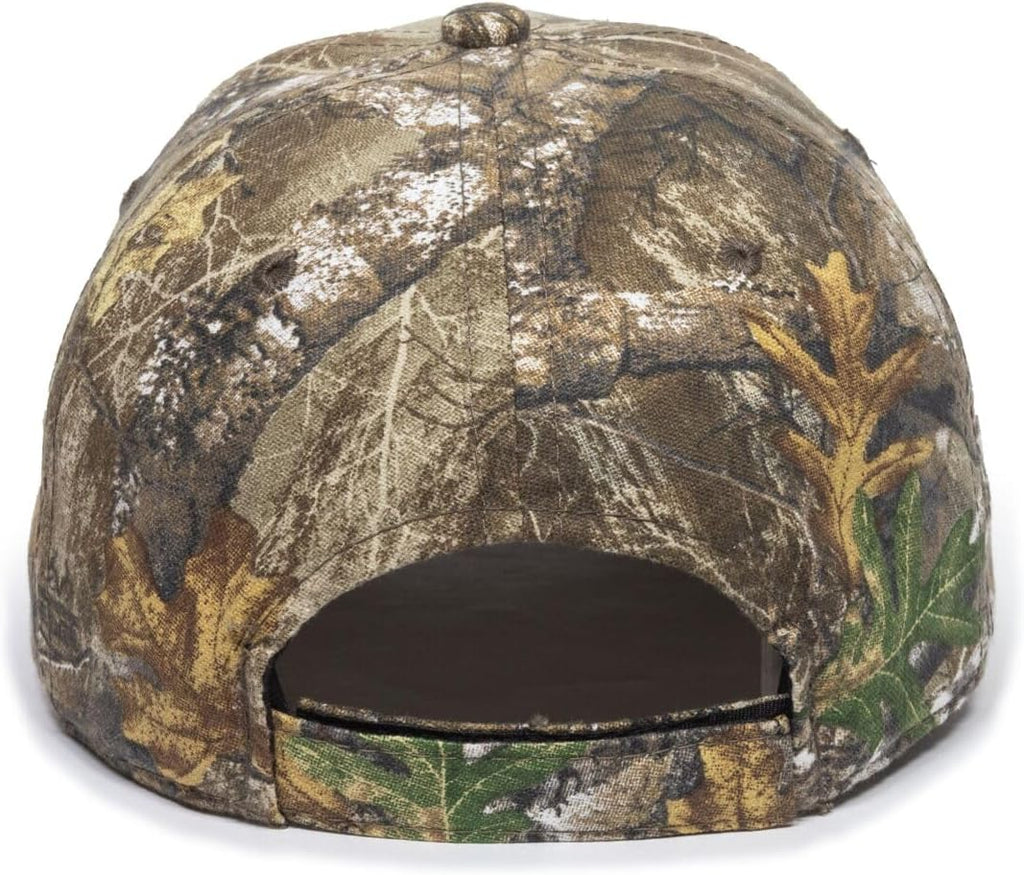 Outdoor Cap Men's Camouflage Americana Cap, One Size