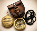 For I Know The Plans I Have For You, Jeremiah 29:11, Solid Brass Directional Engraved Compass, Baptism Gifts for Boys Girls, First Communion, Christian Gifts for Men, First Confirmation Gifts for Boys