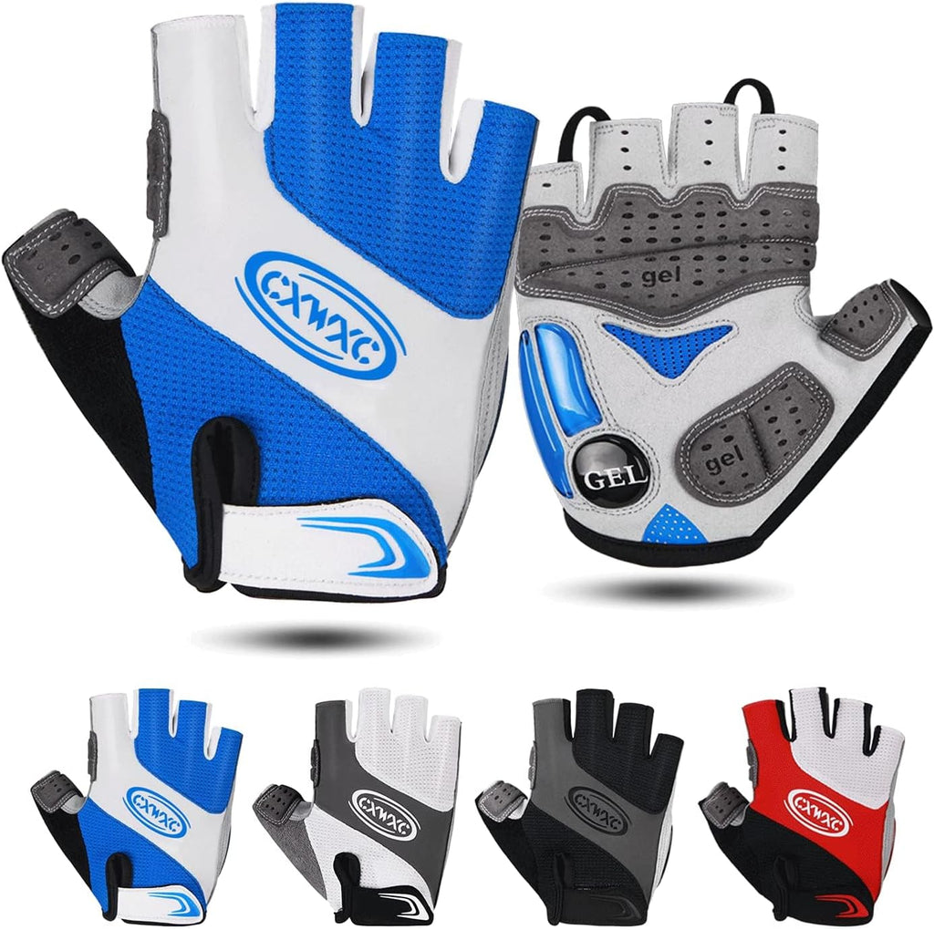 Cycling Gloves for Men Women - Breathable Gel Road Mountain Bike Gloves