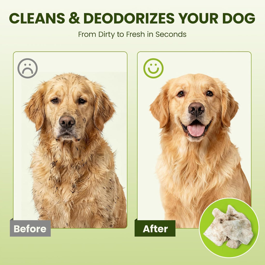 PawSono Hypoallergenic Pet Wipes for Dogs, Cats & Small Animals, 400 Coun