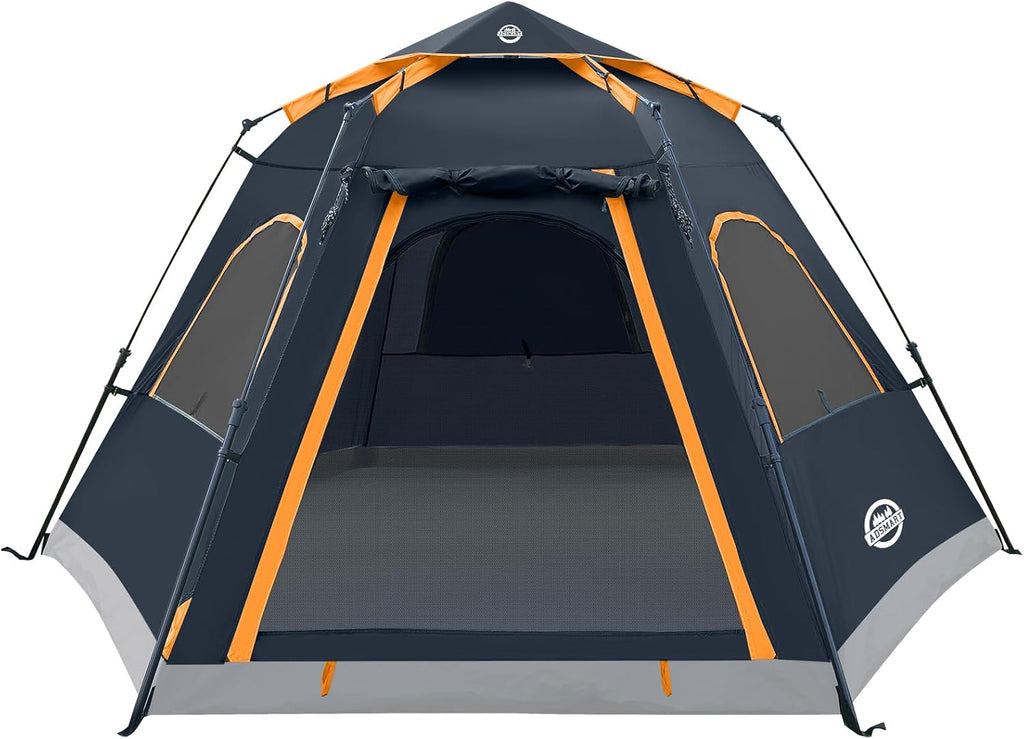 ADSMART Instant Tents for Camping 2/3/4/5 Person Tent Waterproof Easy Setup Sets Up Backpacking Tents with Carry Bag for Outdoor Hiking