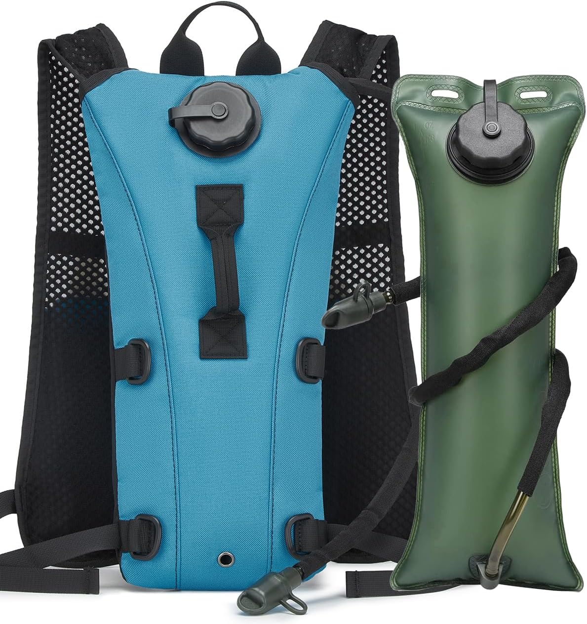 Running Hydration Vest Pack Tactical 3L Water Bladder Backpack Bag for Cycling Marathon Hiking Daypack Men & Women